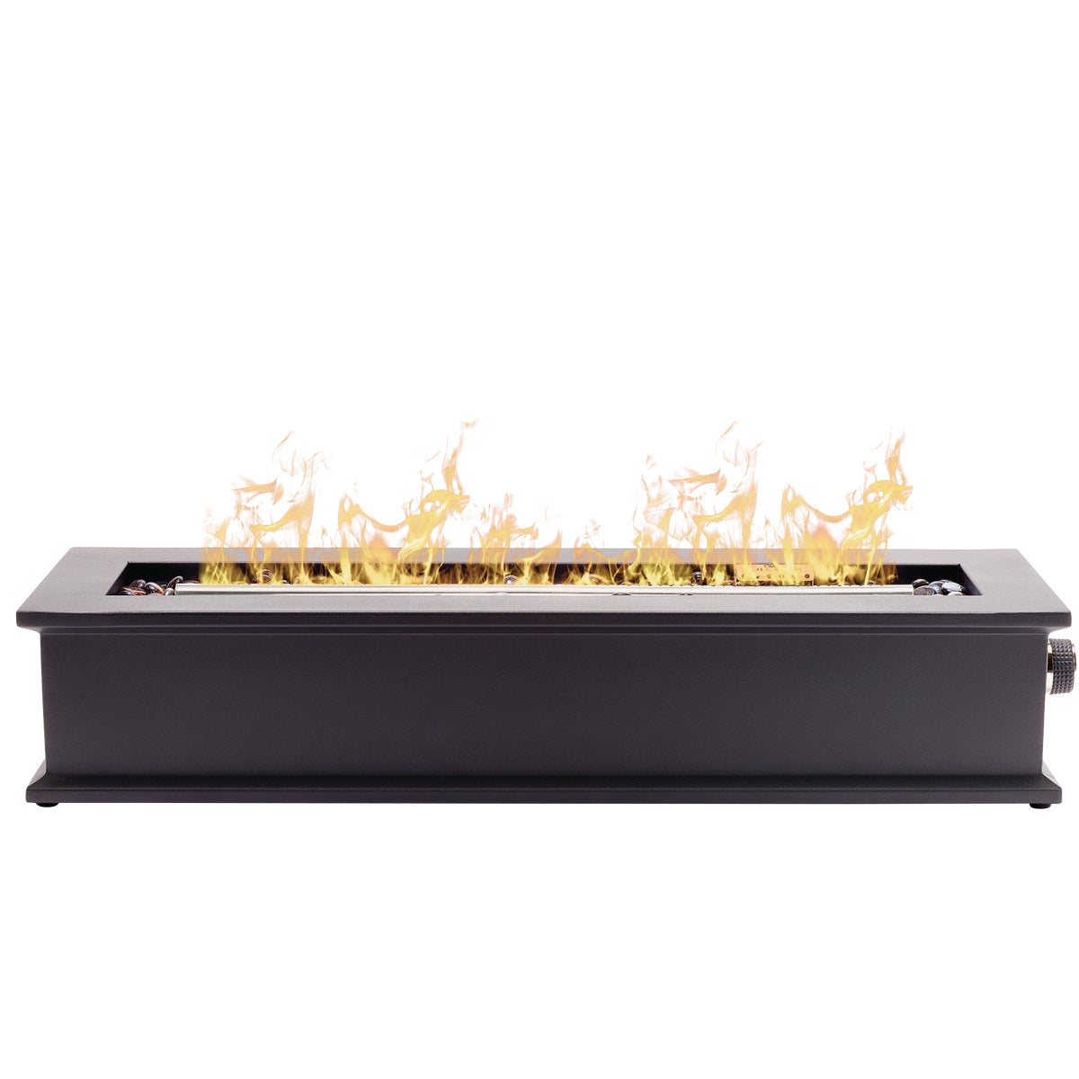 Ukiah Loom X 28 In. Black Rectangle Tabletop Gas Fire Pit