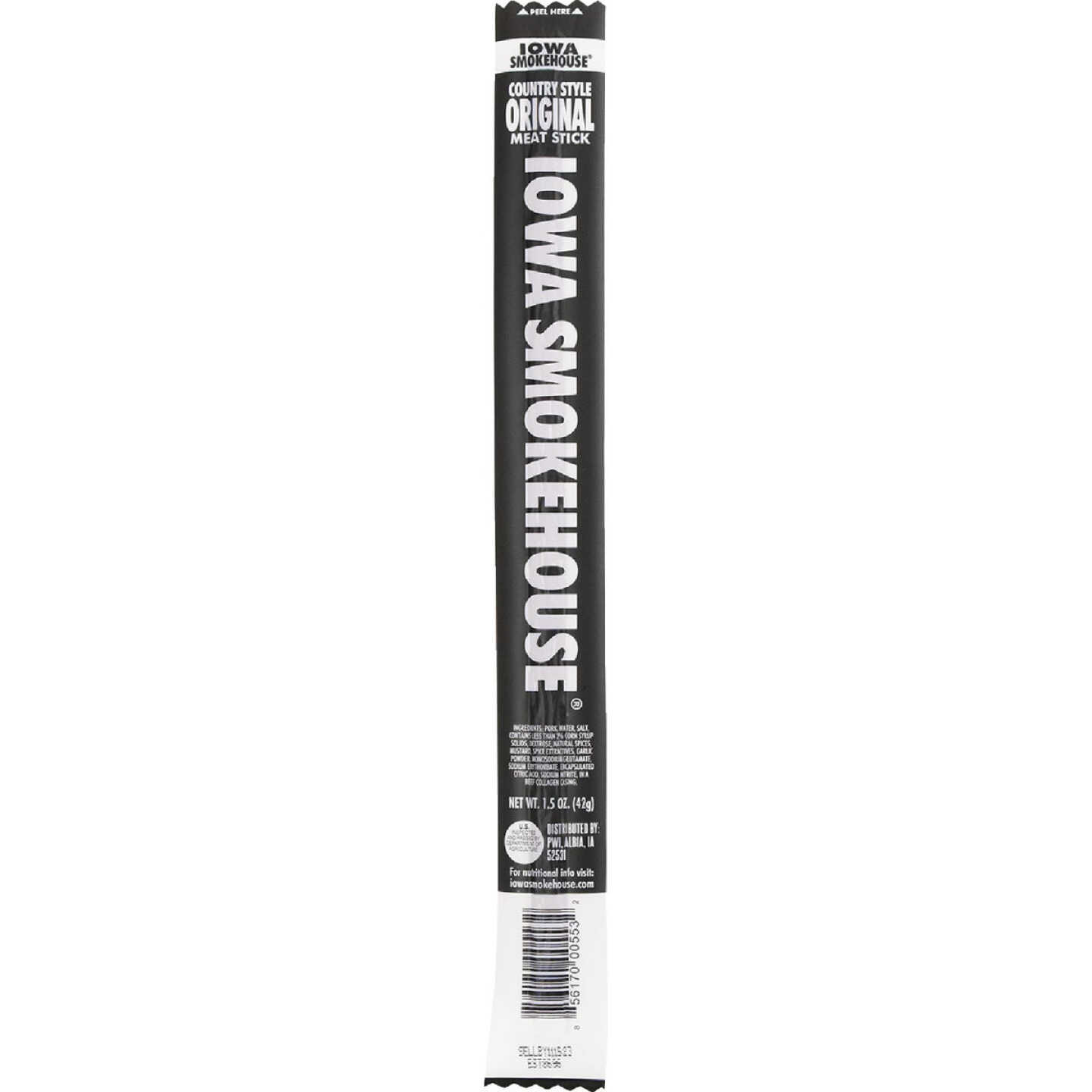 Iowa Smokehouse 1.5 Oz. Original Country Style Meat Stick Jerky Image 1