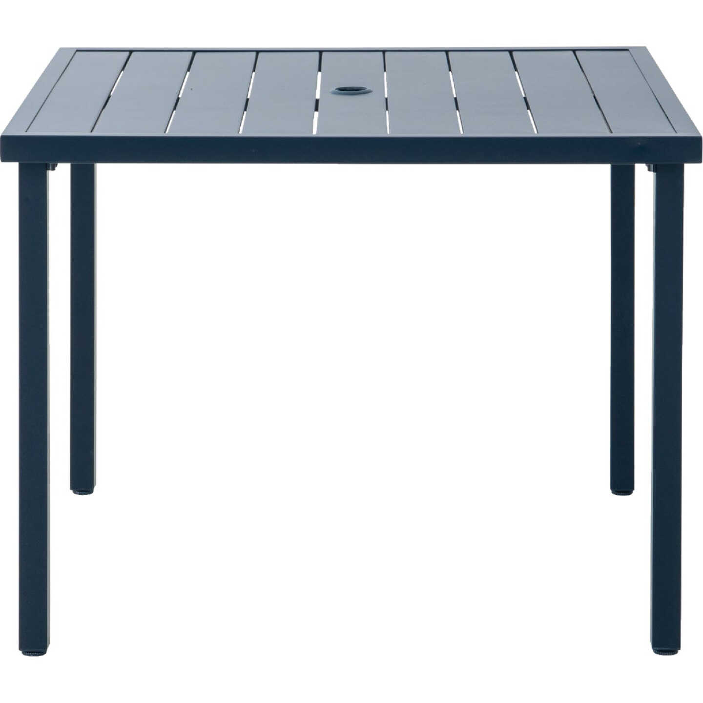 Sunjoy 38 In. Square Heavy-Duty Blue Steel Table Image 6