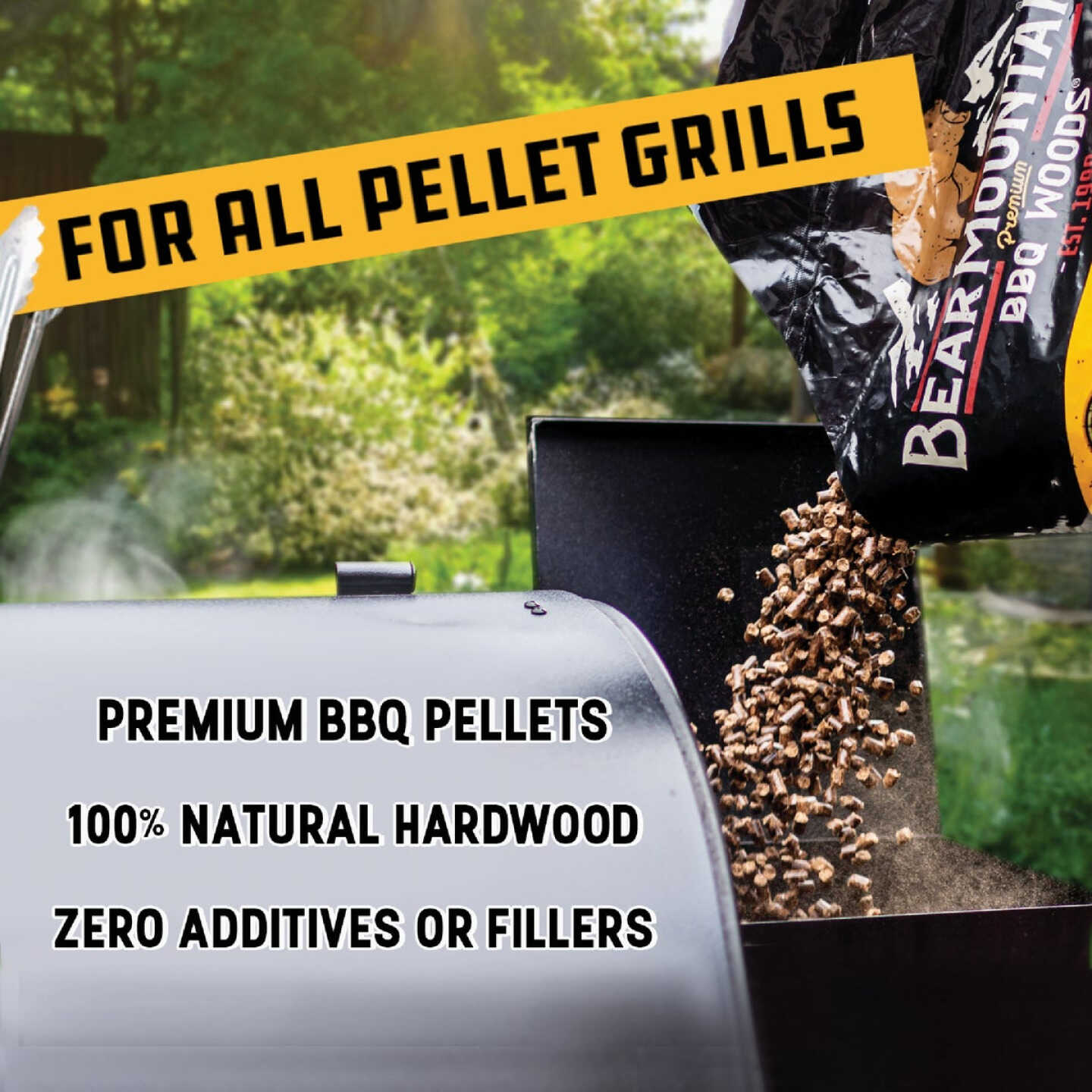 Bear Mountain BBQ Premium Woods 20 Lb. Hickory Wood Pellet Image 2