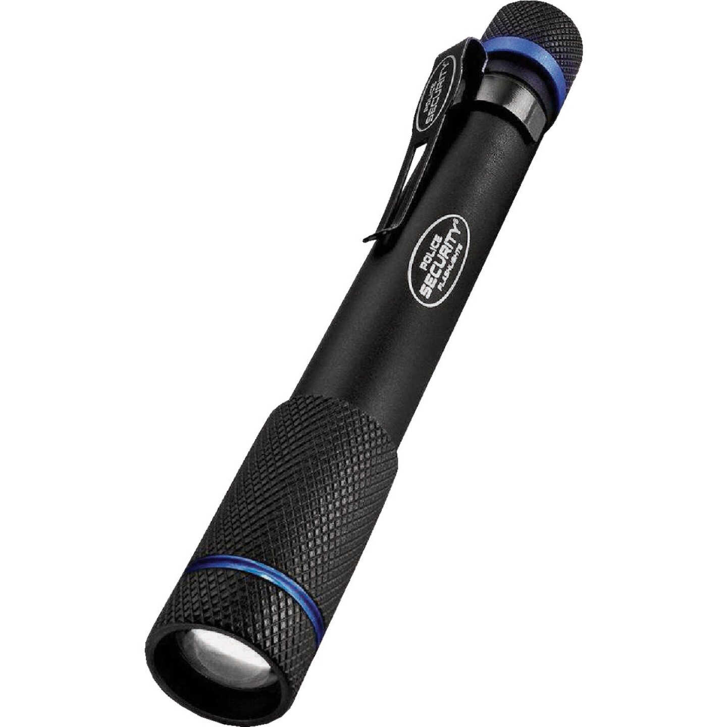 Police Security Aura 270 Lm. 2AAA Aluminum LED Penlight, Black Image 1
