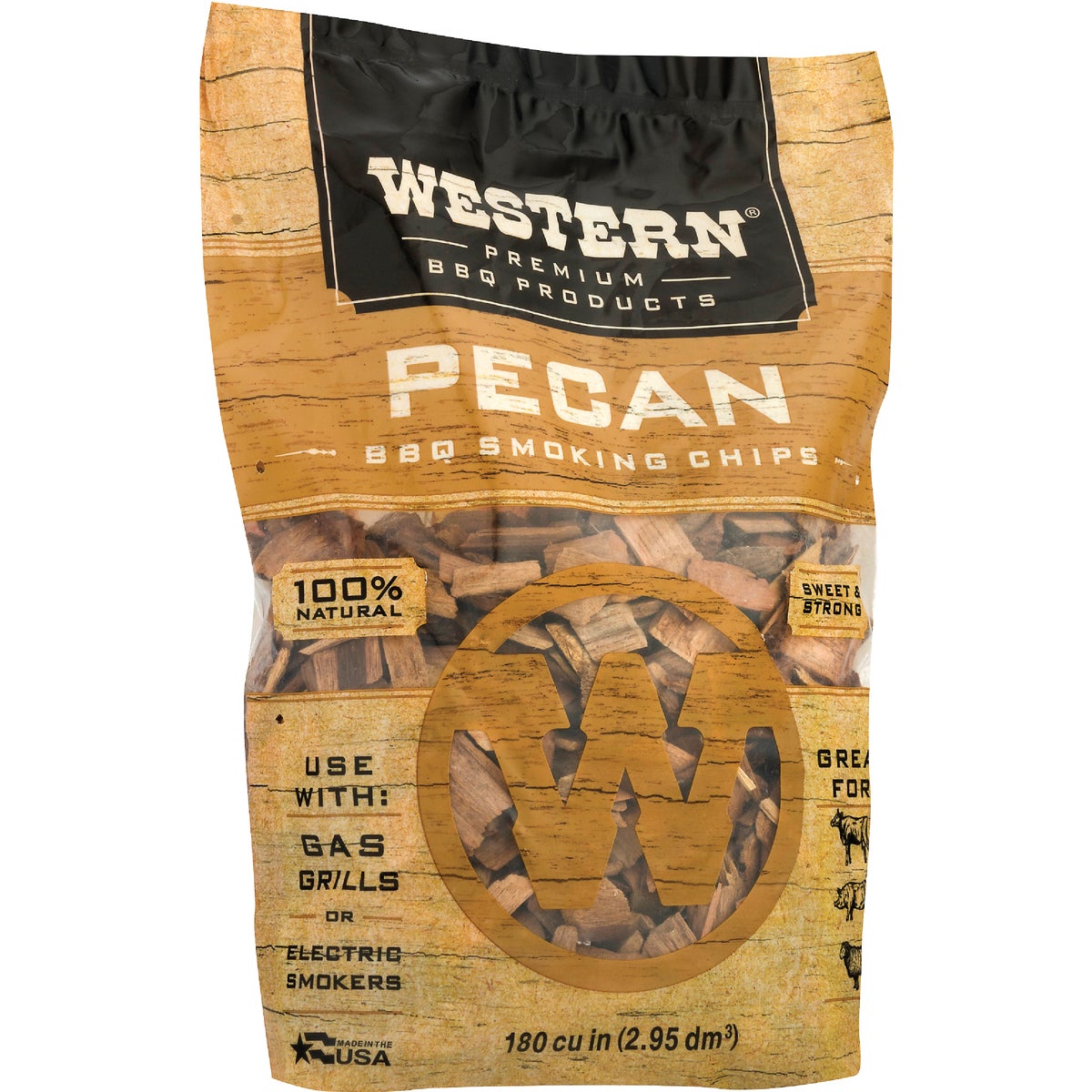 Western 180 Cu. In. Pecan Wood Smoking Chips Image 3