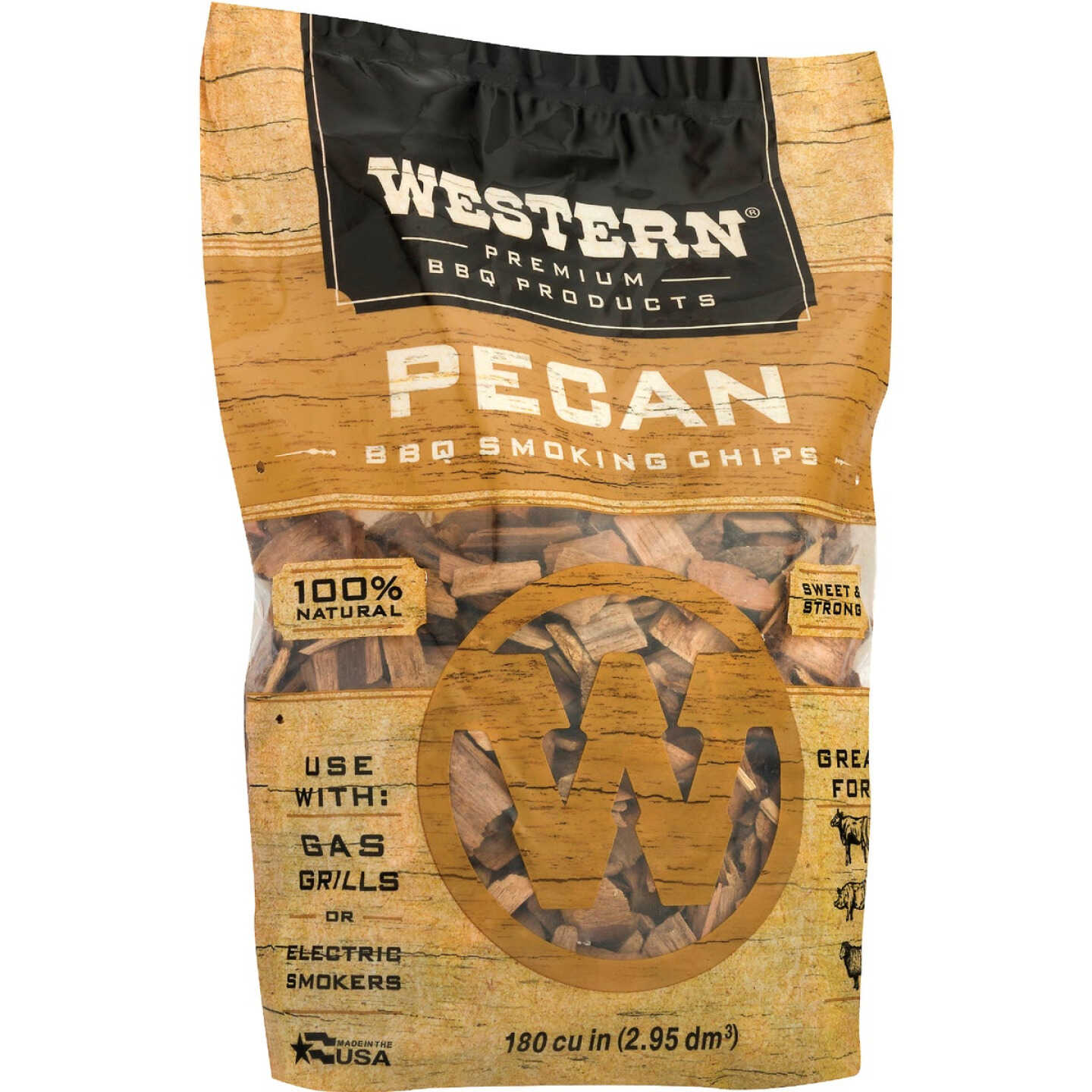 Western 180 Cu. In. Pecan Wood Smoking Chips Image 3