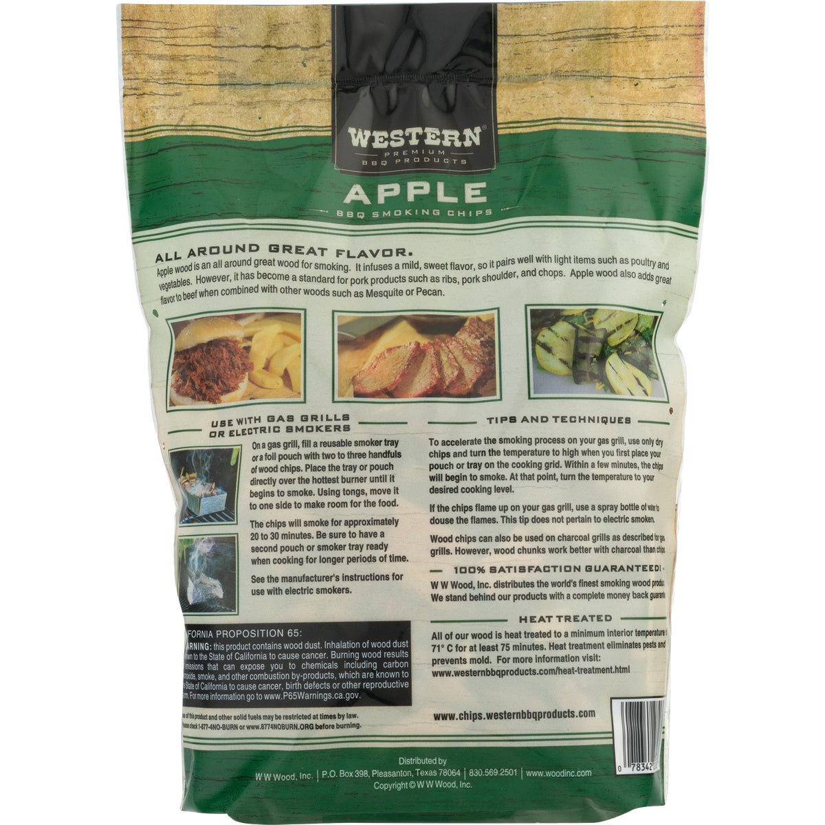 Western 180 Cu. In. Apple Wood Smoking Chips Image 6