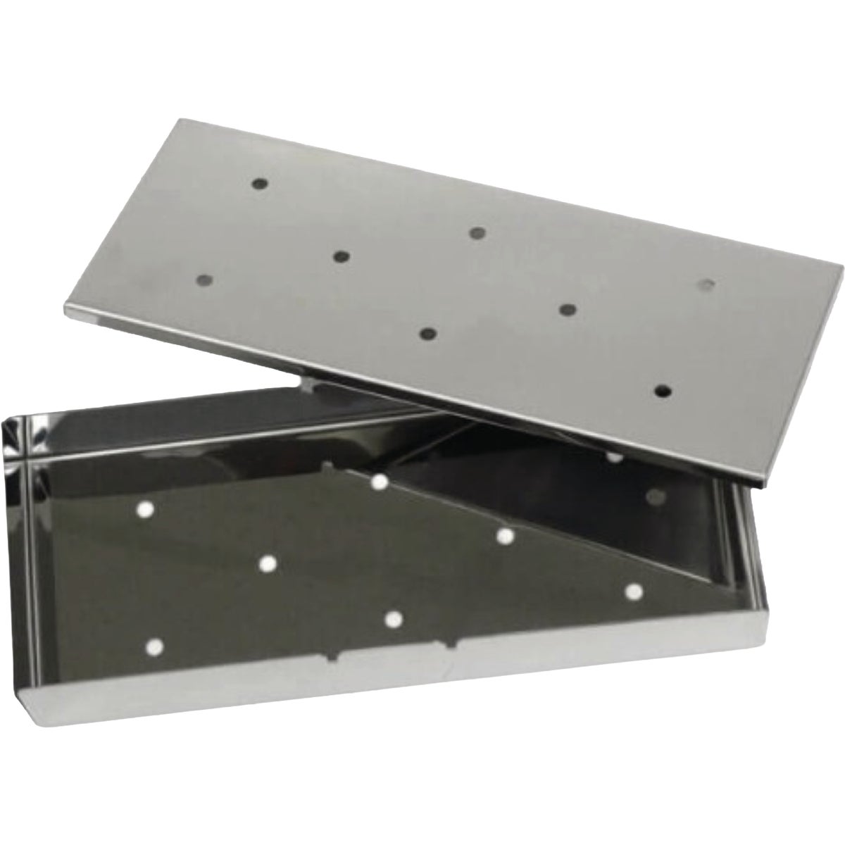 Mr. Bar-B-Q Stainless Steel Smoker Box with Lid