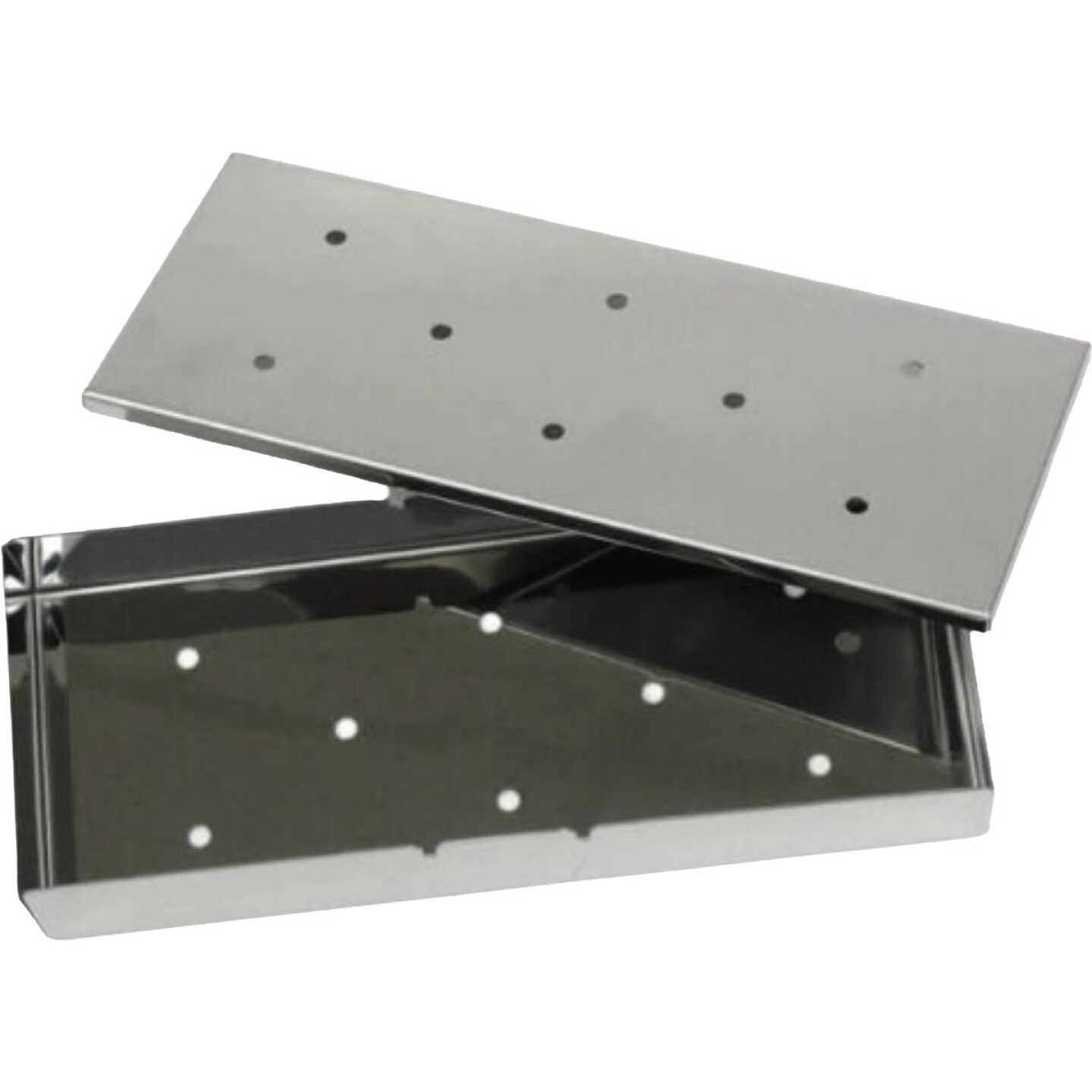 Mr. Bar-B-Q Stainless Steel Smoker Box with Lid Image 1