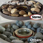 Sterno Medium Onyx with Black Lid Tabletop Fire Pit Image 2