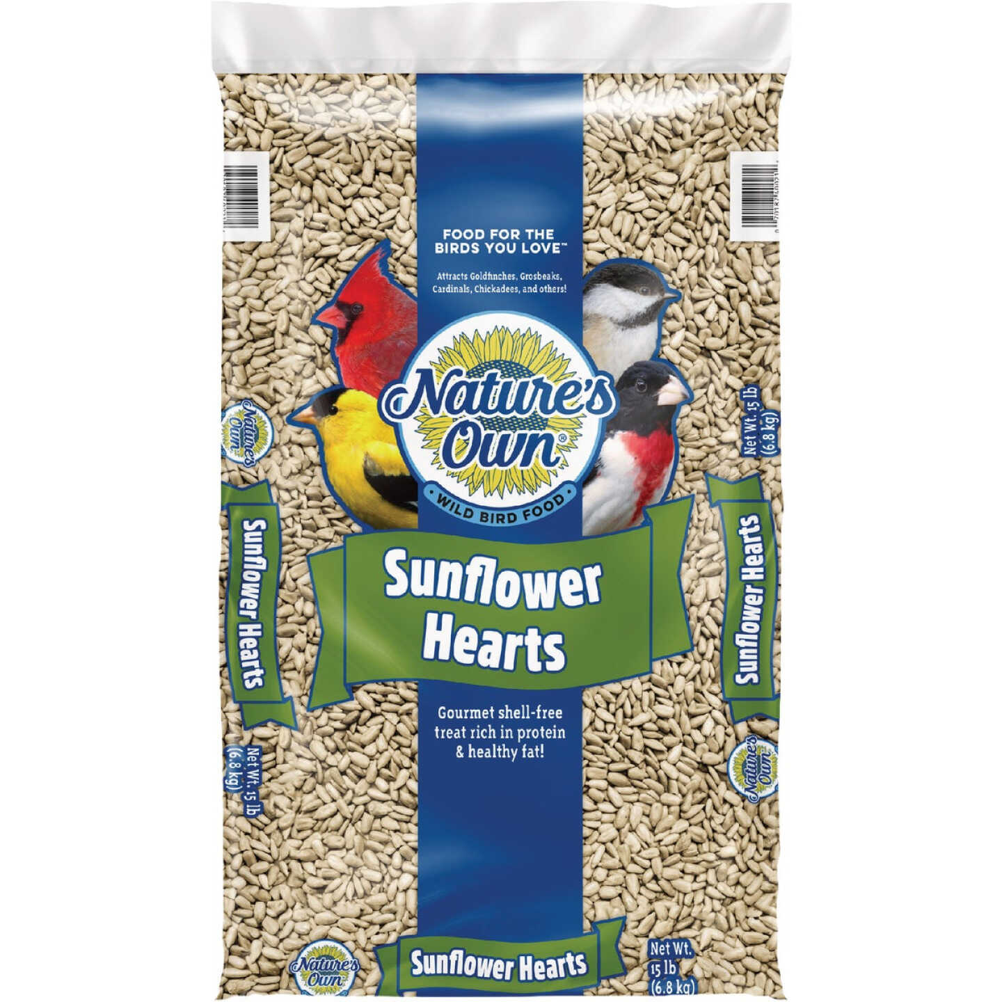 Nature's Own 15 Lb. Black Oil Sunflower Hearts Image 1