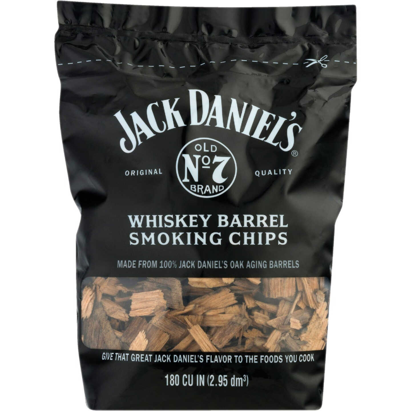 Jack Daniel's 180 Cu. In. Whiskey Barrel Wood Smoking Chips Image 1