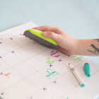 U Brands Felt Bottom 3.75 In. x 1 In. x 7 In. Magnetic Dry Erase Board Eraser Image 3