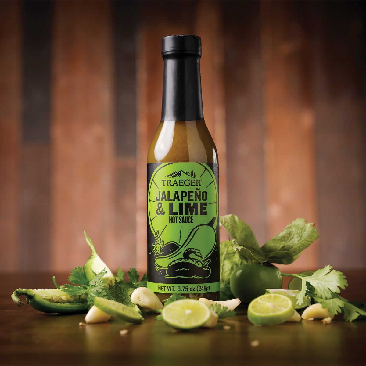 Traeger 8.75 Oz. Jalapeno & Lime Hot Sauce Image 4