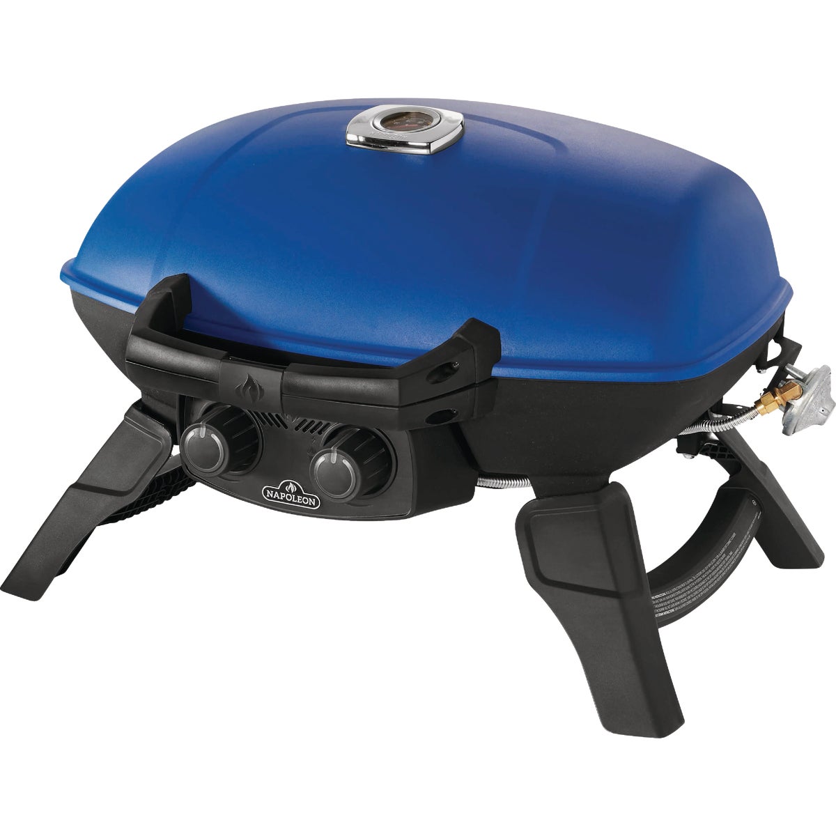 Napoleon TravelQ 285 Portable Propane Gas Grill, Blue Image 6