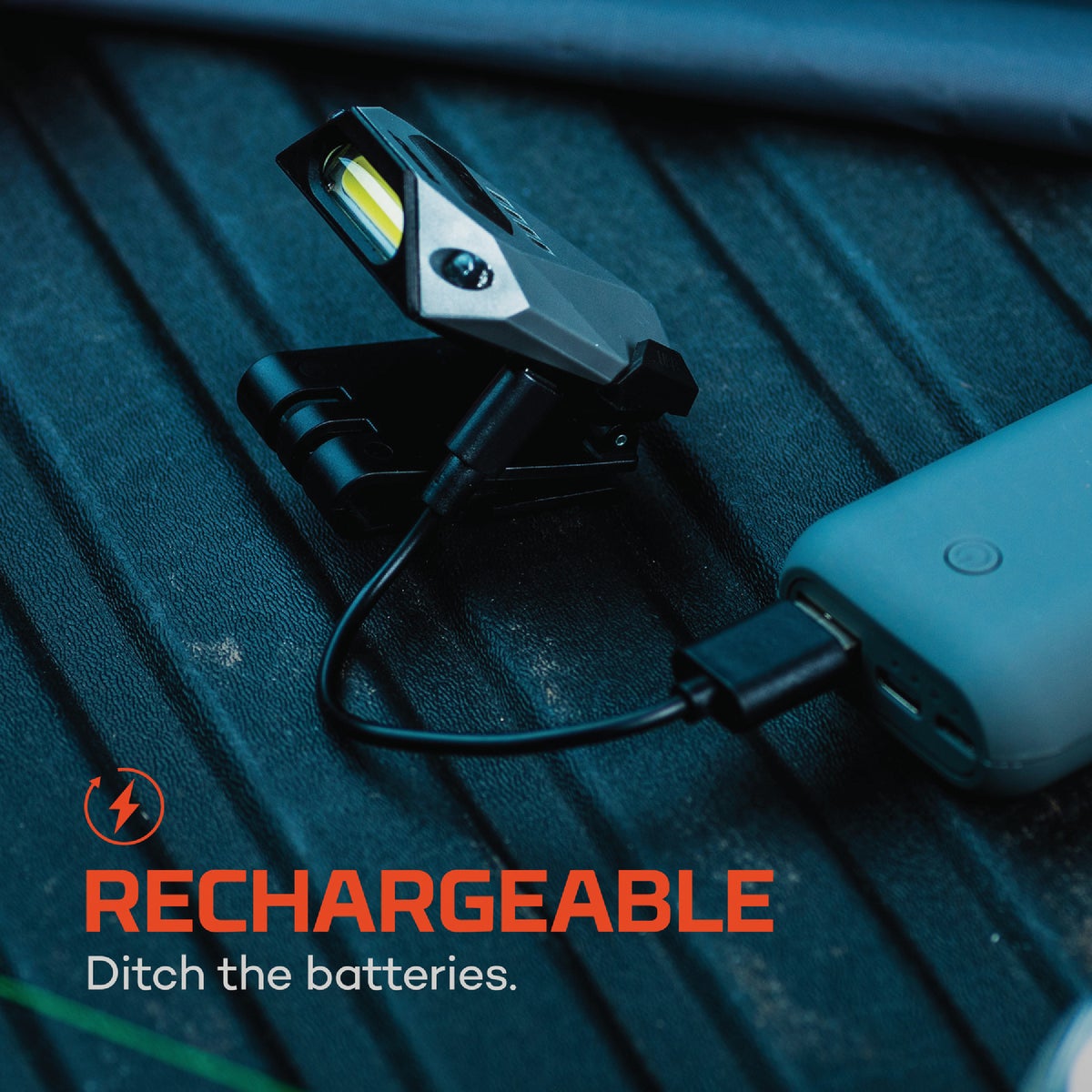 Nebo Einstein 50 Lm. LED Rechargeable Cap Light Image 5