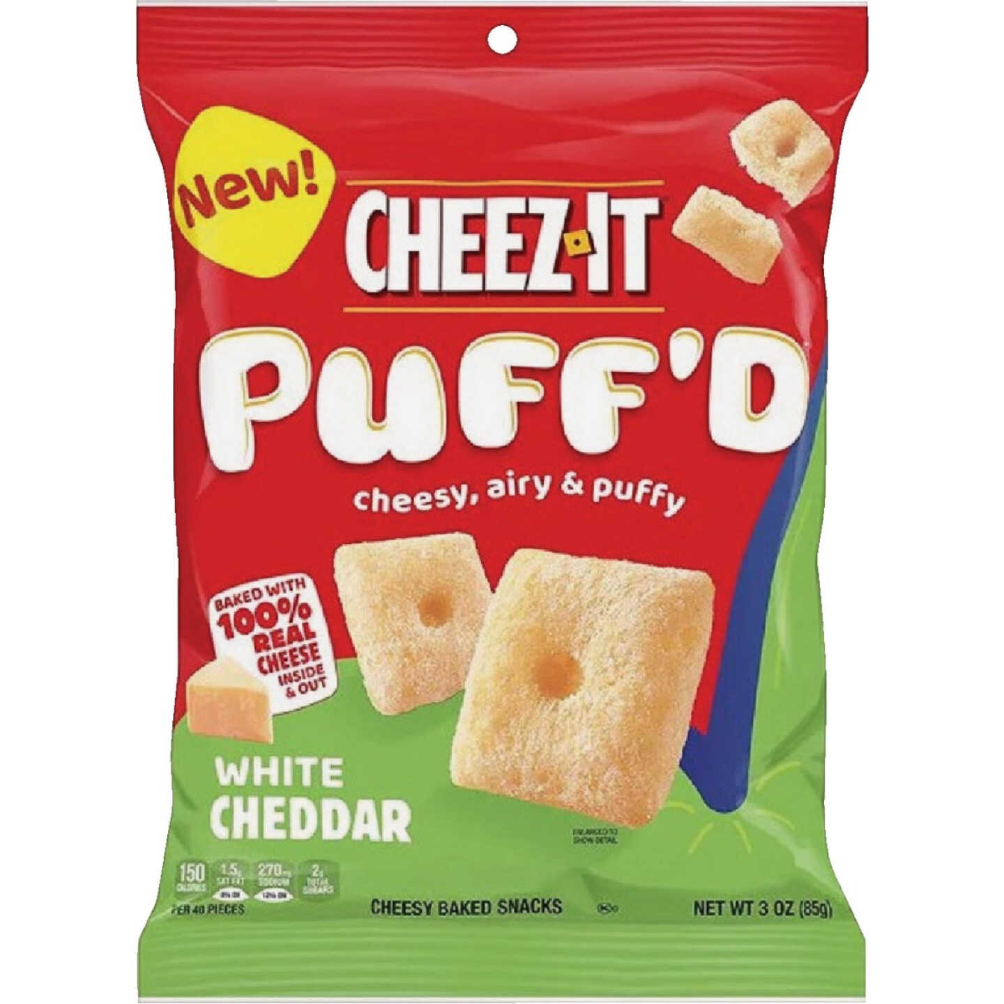 Cheez-it Puff'd 3 Oz. White Cheddar Crackers Image 1
