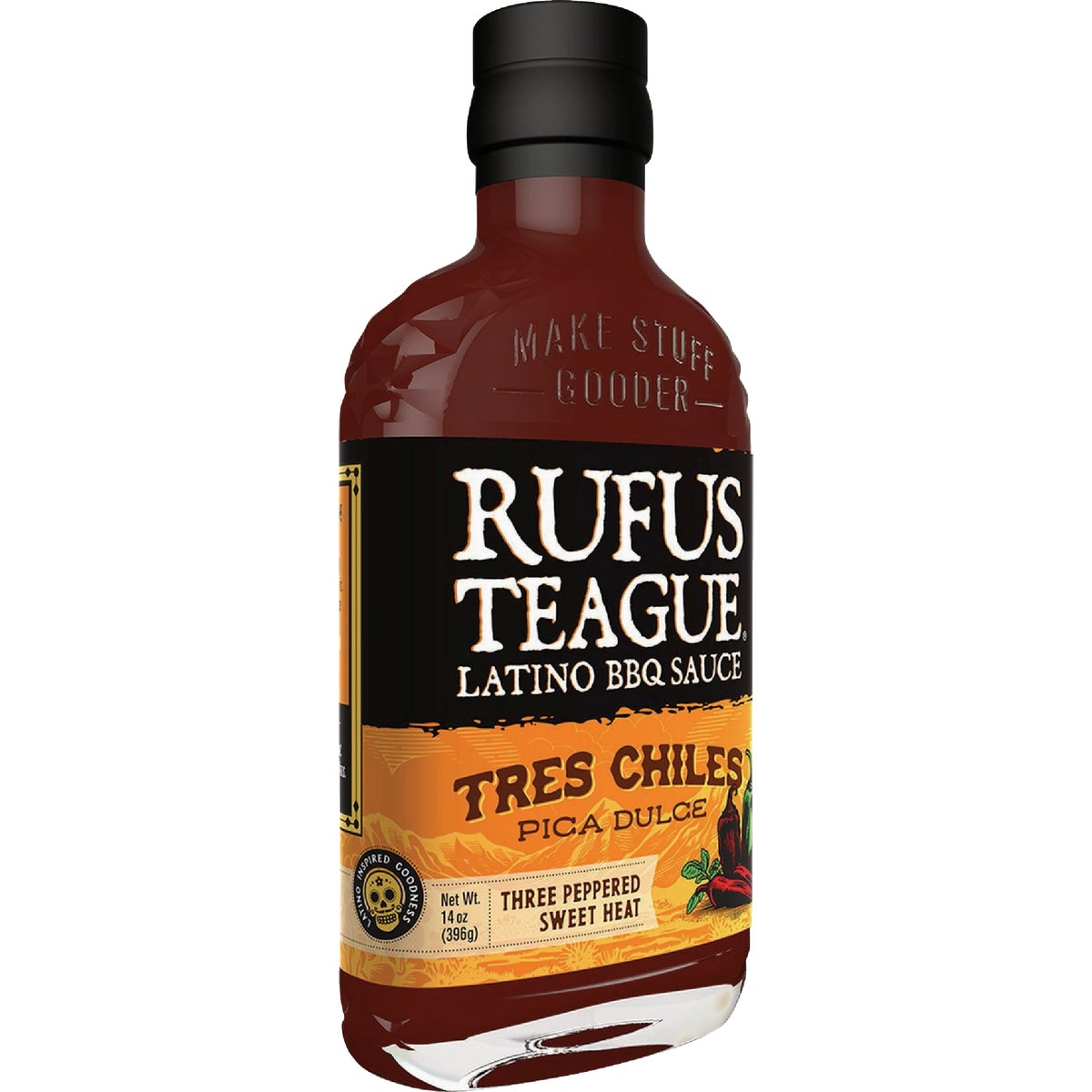Rufus Teague 14 Oz. Tres Chiles Pixa Dulce Latino BBQ Sauce Image 3