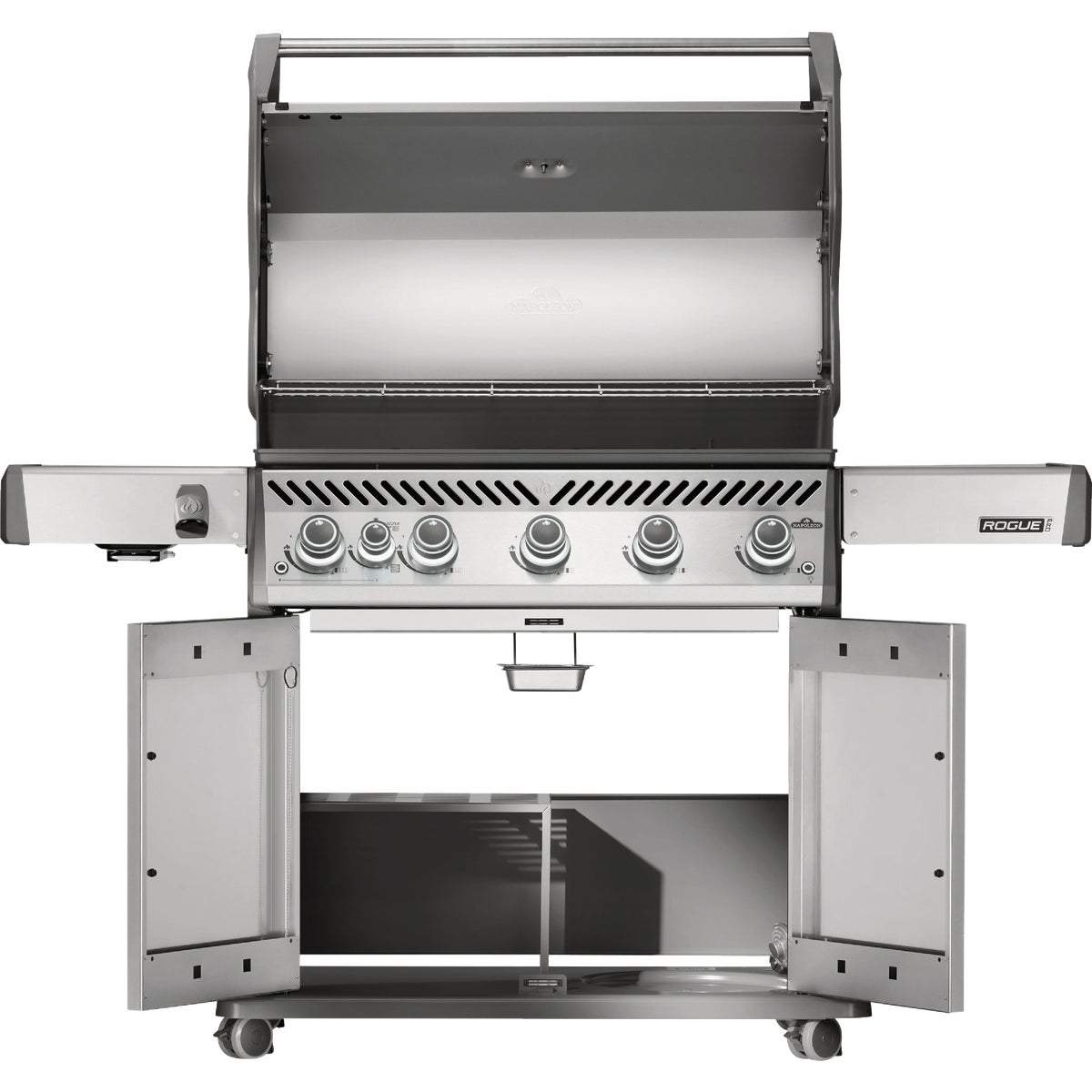 Napoleon Rogue PRO 625 Natural Gas Grill with Infrared Side Burner, Stainless Steel Image 3