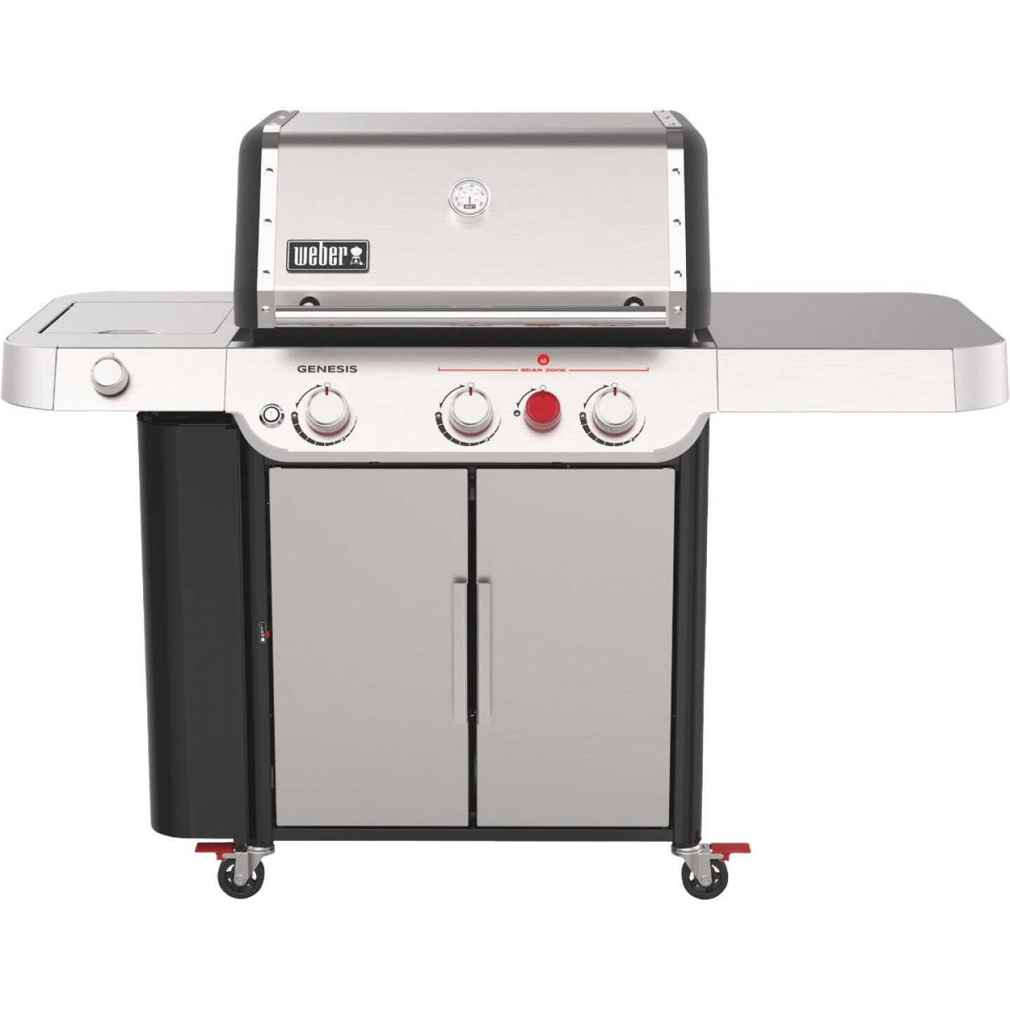 Weber Genesis S-335 3-Burner Natural Gas Grill, Stainless Steel Image 1