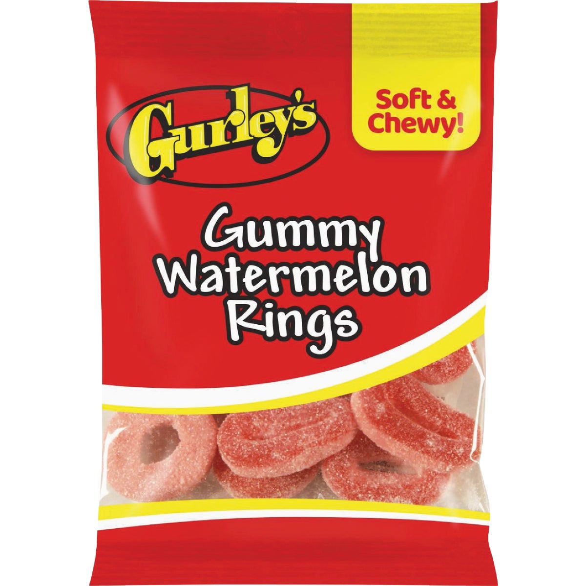 Gurley's 4.5 Oz. Gummy Watermelon Rings
