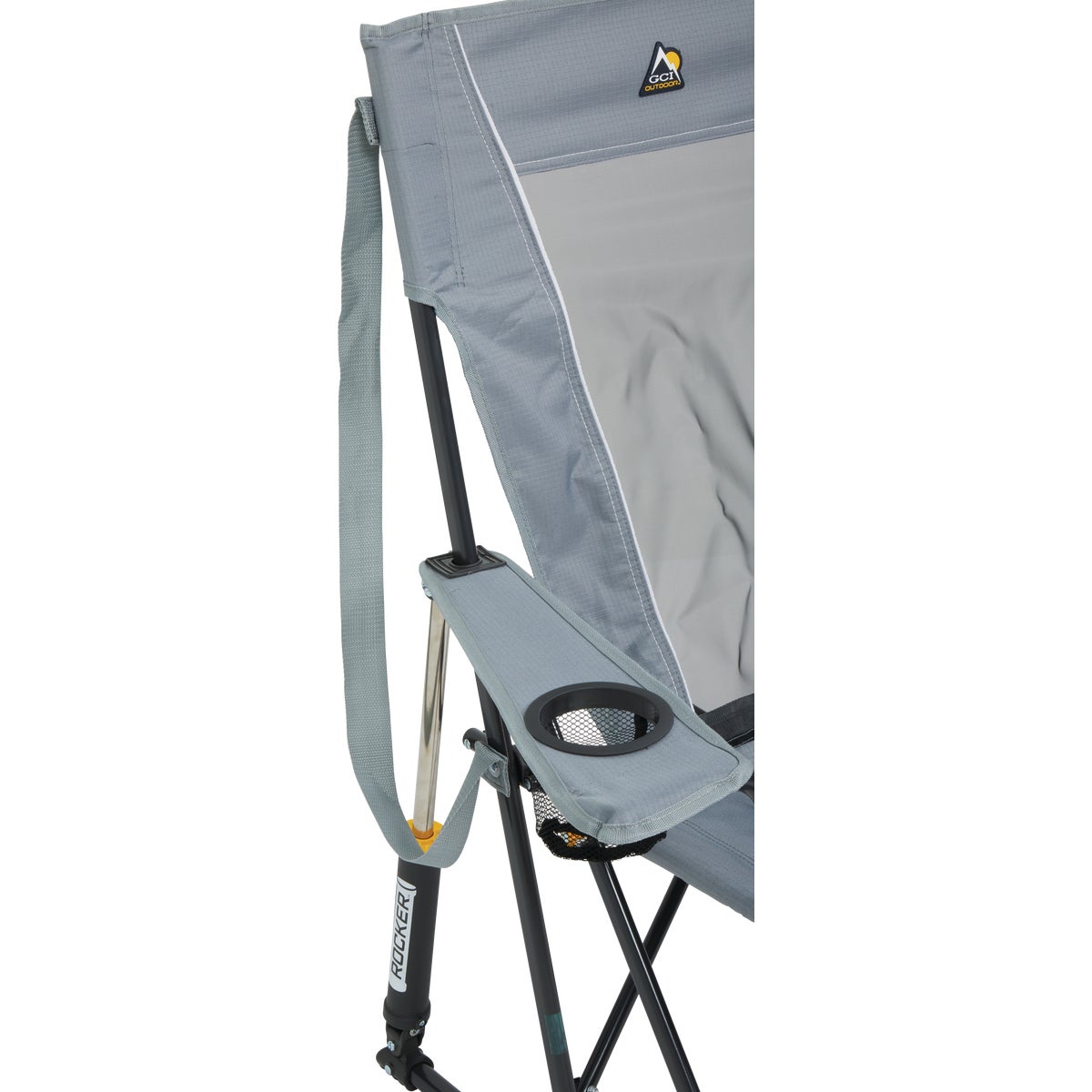 GCI Outdoor Comfort Pro Mercury Gray Folding Rocker Image 9