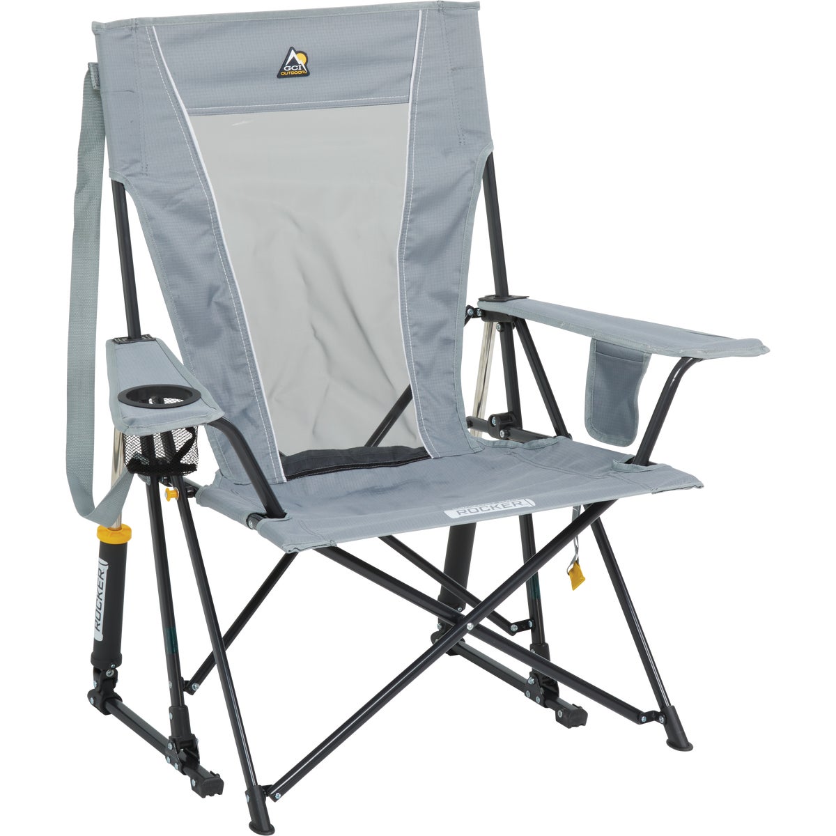 GCI Outdoor Comfort Pro Mercury Gray Folding Rocker