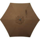 7.5 Ft. Aluminum Tilt/Crank Brown Patio Umbrella - PFAS Free Image 5