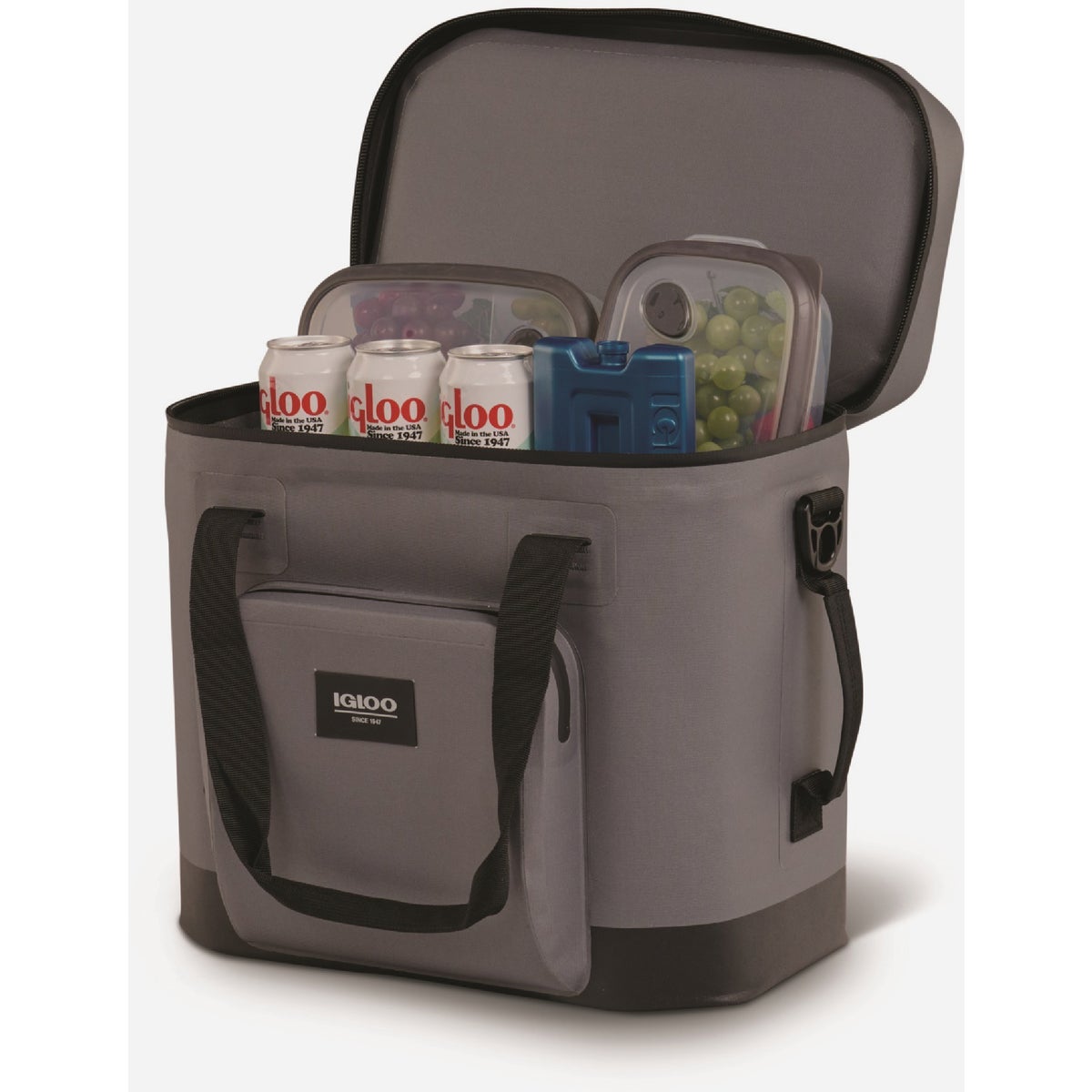 Igloo Trailmate 30-Can Soft-Side Cooler, Carbonite Image 2