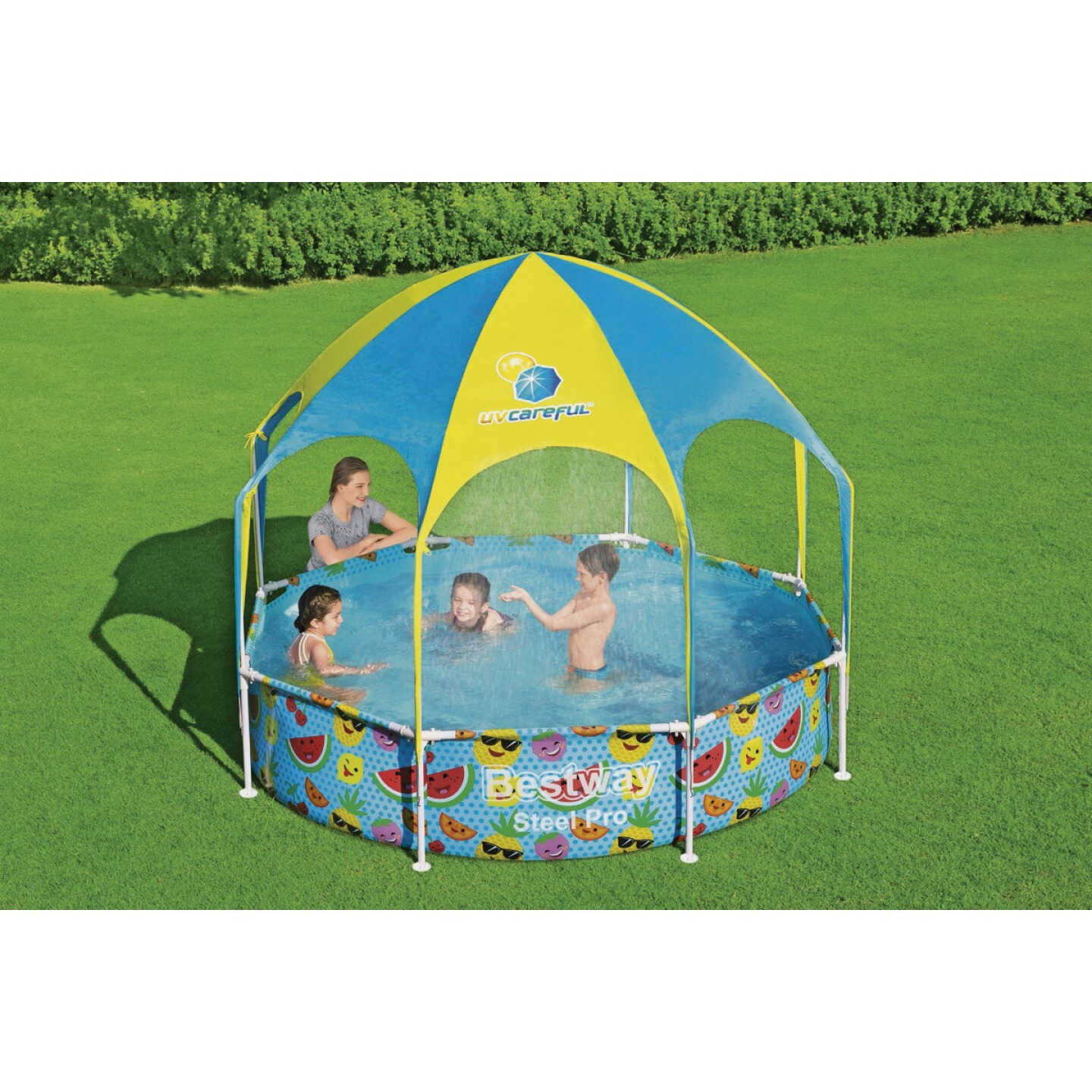 Bestway UV Careful Splash-in-Shade 20 In. D. x 8 Ft. Dia. Play Pool Image 2