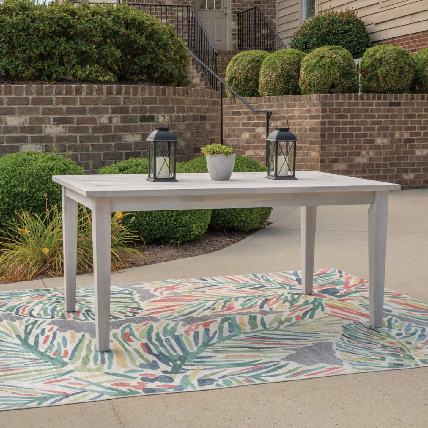 Linon Svana 64 In. x 38 In. Natural Acacia Wood Dining Table Image 3