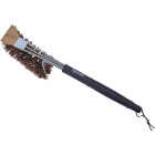 Dyna Glo 18 In. Palmyra Bristles Wired Grill Cleaning Brush with Scraper Image 1