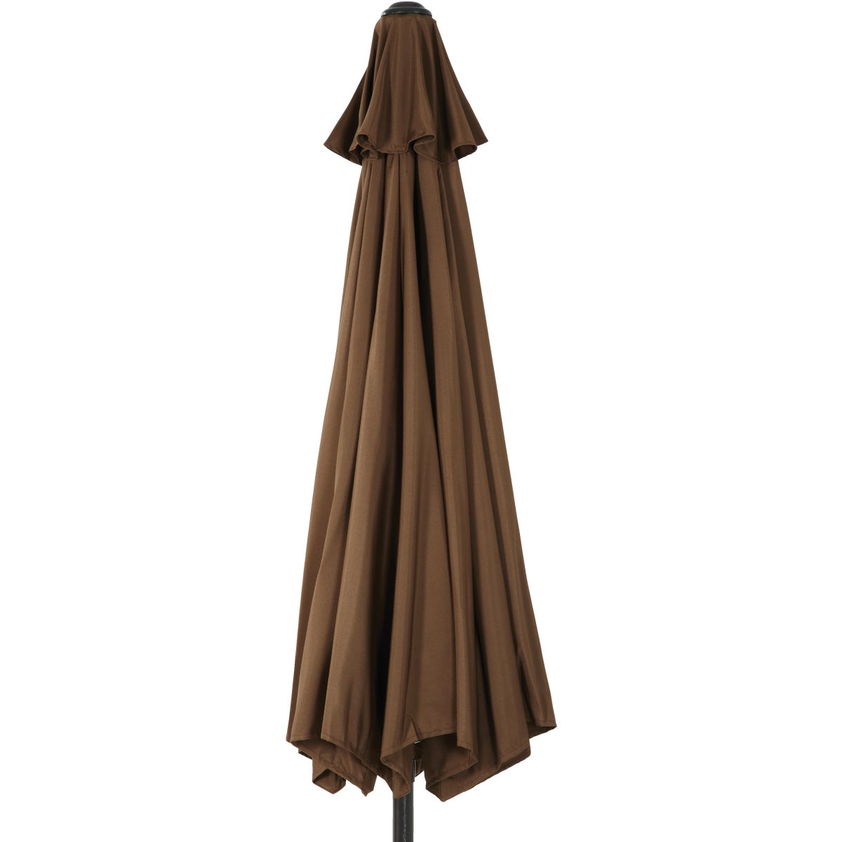 9 Ft. Aluminum Tilt/Crank Brown Patio Umbrella - PFAS Free Image 6