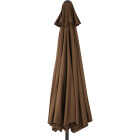 9 Ft. Aluminum Tilt/Crank Brown Patio Umbrella - PFAS Free Image 6