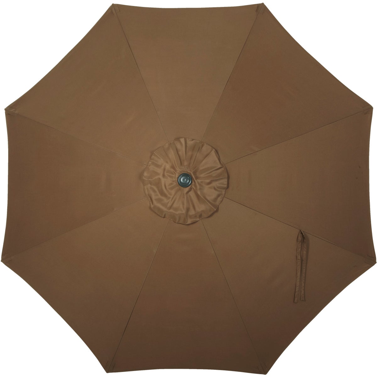 9 Ft. Aluminum Tilt/Crank Brown Patio Umbrella - PFAS Free Image 7