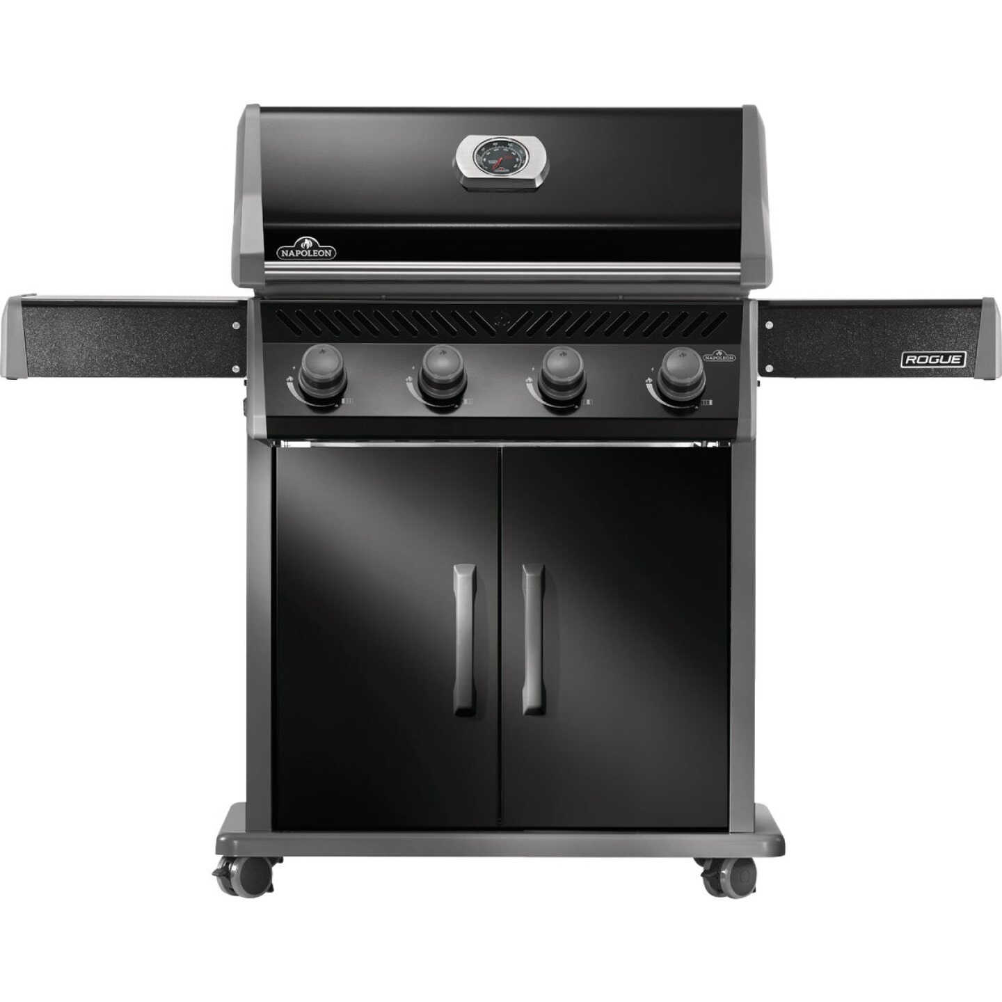 Napoleon Rogue 525 4-Burner Natural Gas with Stainless Steel Grids Grill, Black Image 1