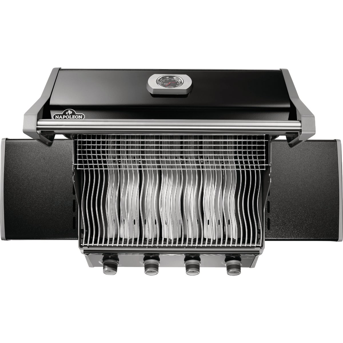 Napoleon Rogue 525 4-Burner Natural Gas with Stainless Steel Grids Grill, Black Image 6