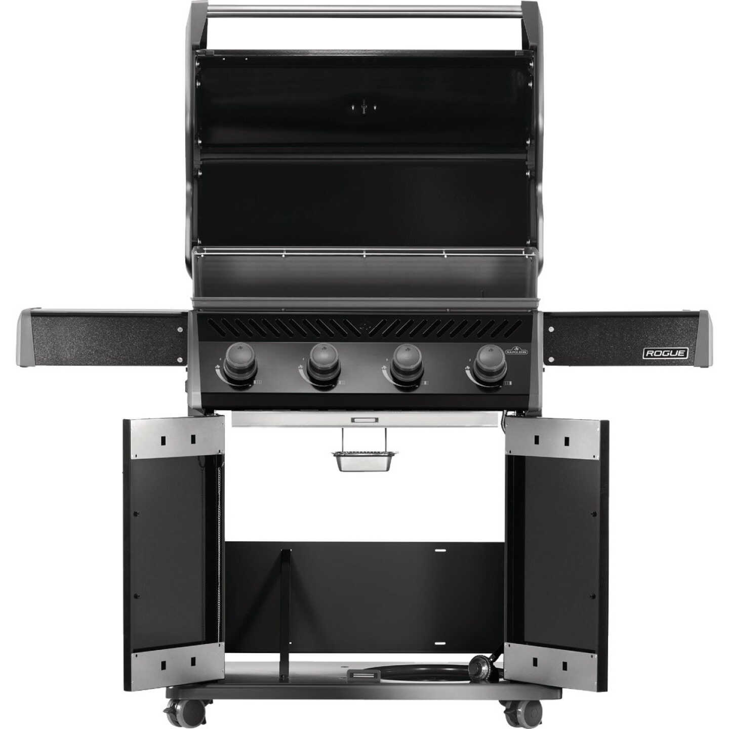 Napoleon Rogue 525 4-Burner Natural Gas with Stainless Steel Grids Grill, Black Image 5