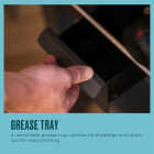 Char-Broil 28 In. XL Performance Series Propane Gas Griddle with Cart 3 Burner Flat Top Grill, Black Image 4