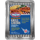 Kingsford 11.75 In. W. x 16 In. L. Heavy-Duty Aluminum Non-Stick Grill Liner (4-Pack) Image 1