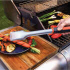 Mr. Bar-B-Q Premium Locking Stainless Steel Barbeque Tongs Image 2