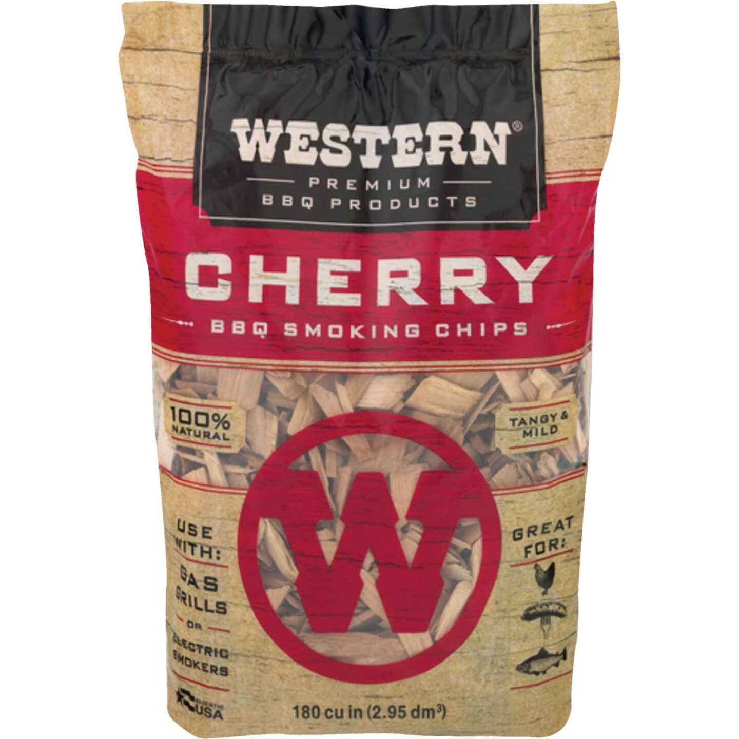 Western 180 Cu. In. Cherry Wood Smoking Chips Image 1