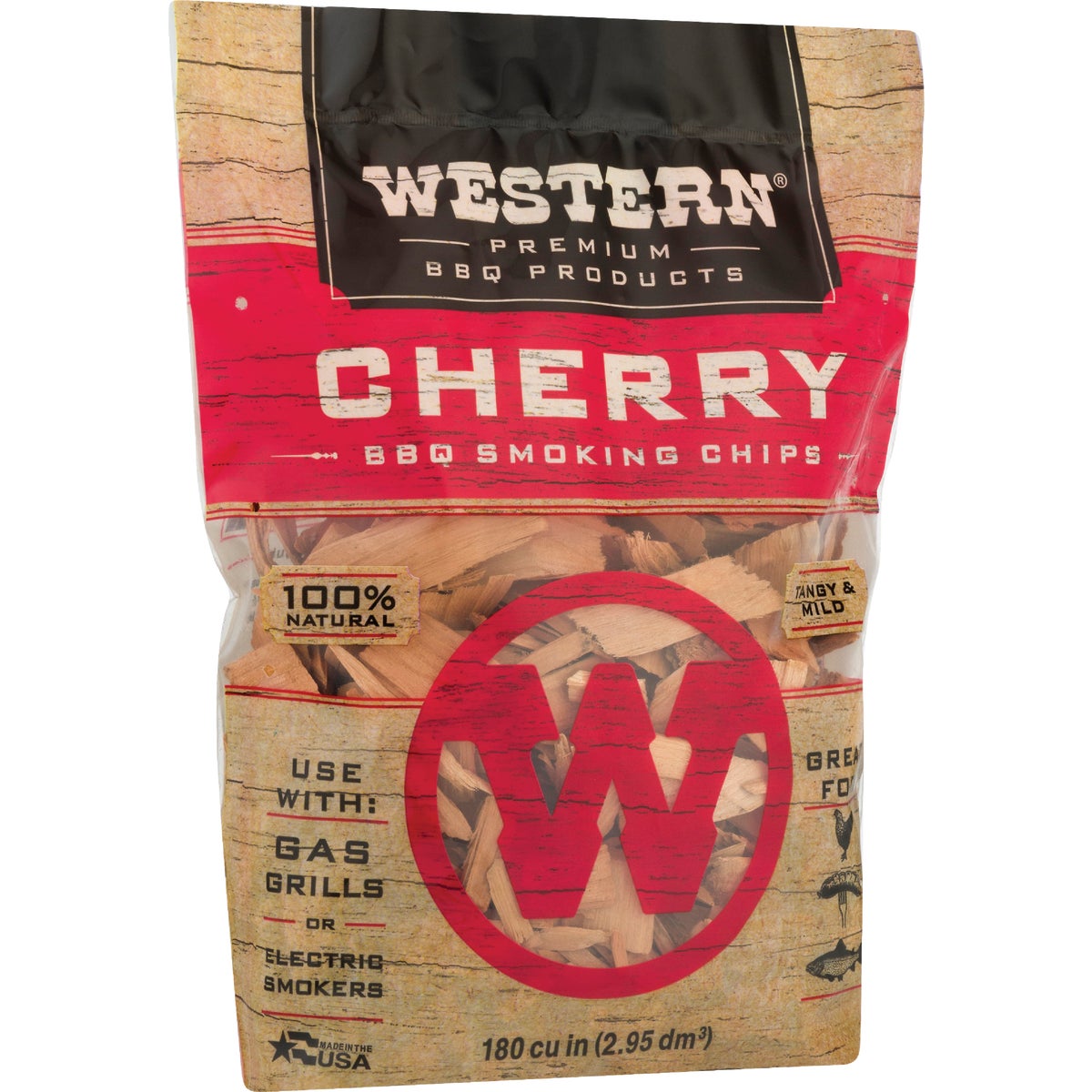 Western 180 Cu. In. Cherry Wood Smoking Chips Image 4