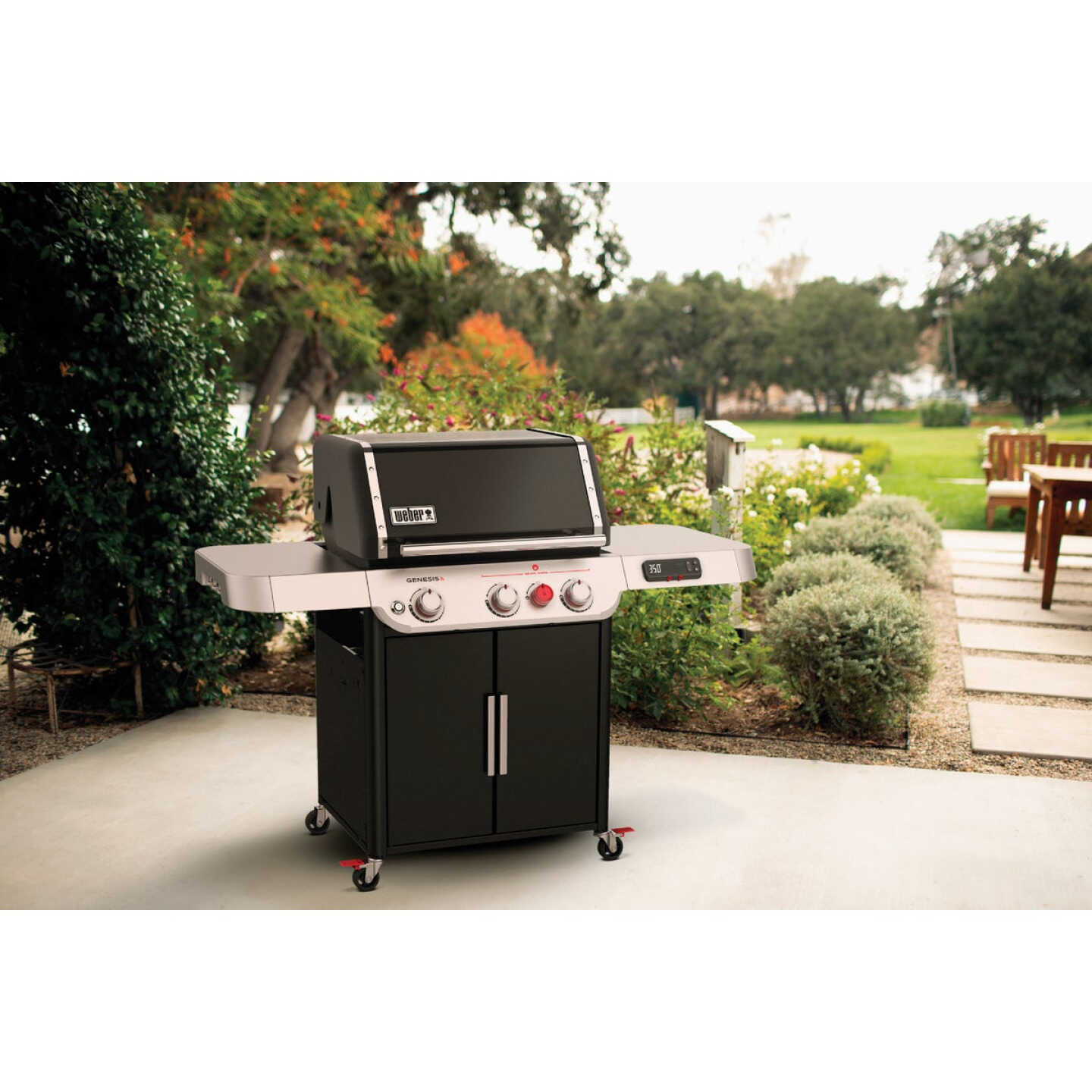 Weber Genesis EX-325S 3-Burner Liquid Propane Gas Grill, Black Image 2