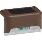 Brown Plastic Solar Deck Light (3-Pack) Image 1