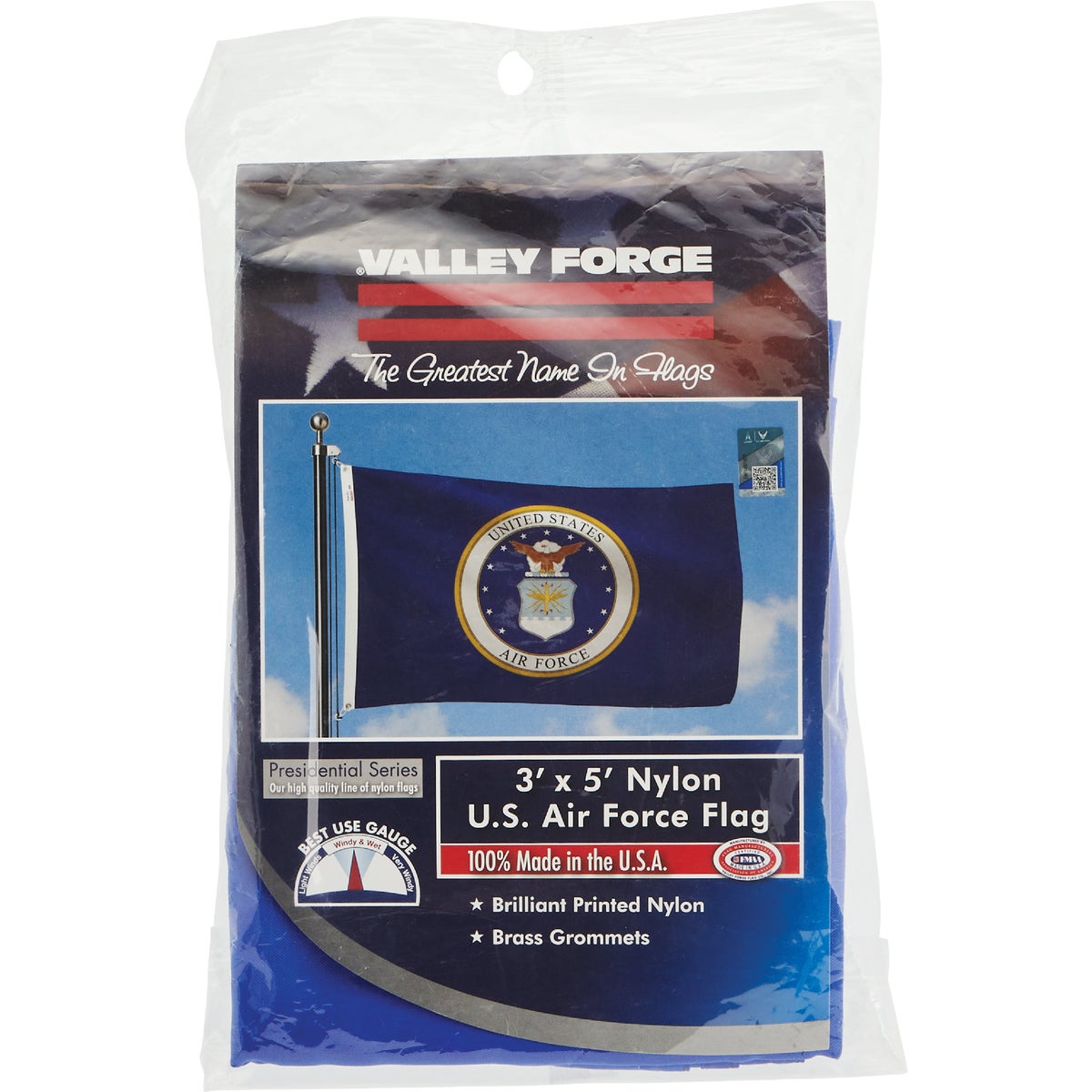 Valley Forge 3 Ft. x 5 Ft. Nylon Air Force Military Flag