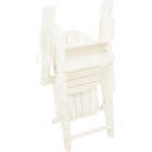Outdoor Expressions White HDPE Adirondack Chair Image 3