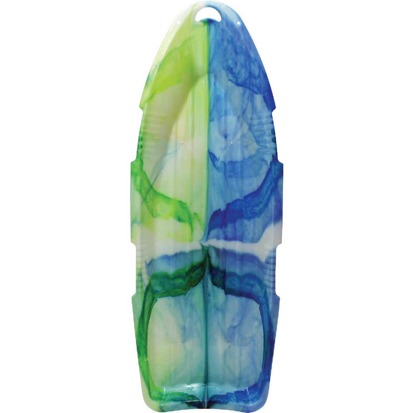 EMSCO ESP Day Glow Sno Cruiser Neon Tie Dye Polyethylene 48 In. Toboggan Image 1