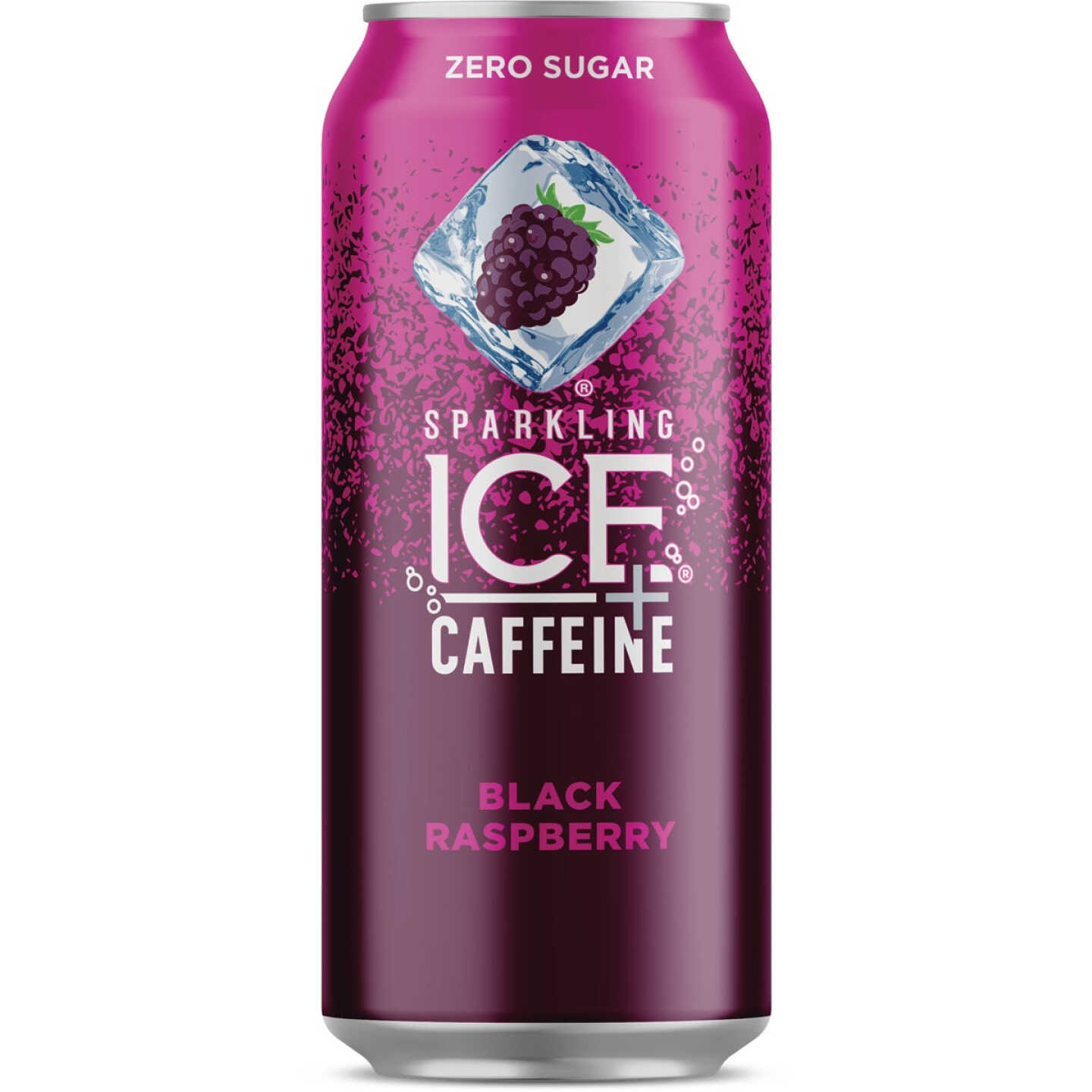 Sparkling Ice 16 Oz. Sparkling Water + Caffeine, Black Raspberry Image 1
