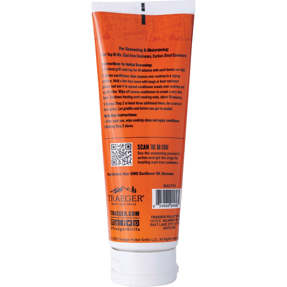 Traeger 8 Oz. Flat Top Grill Seasoning & Cast Iron Conditioner Image 2