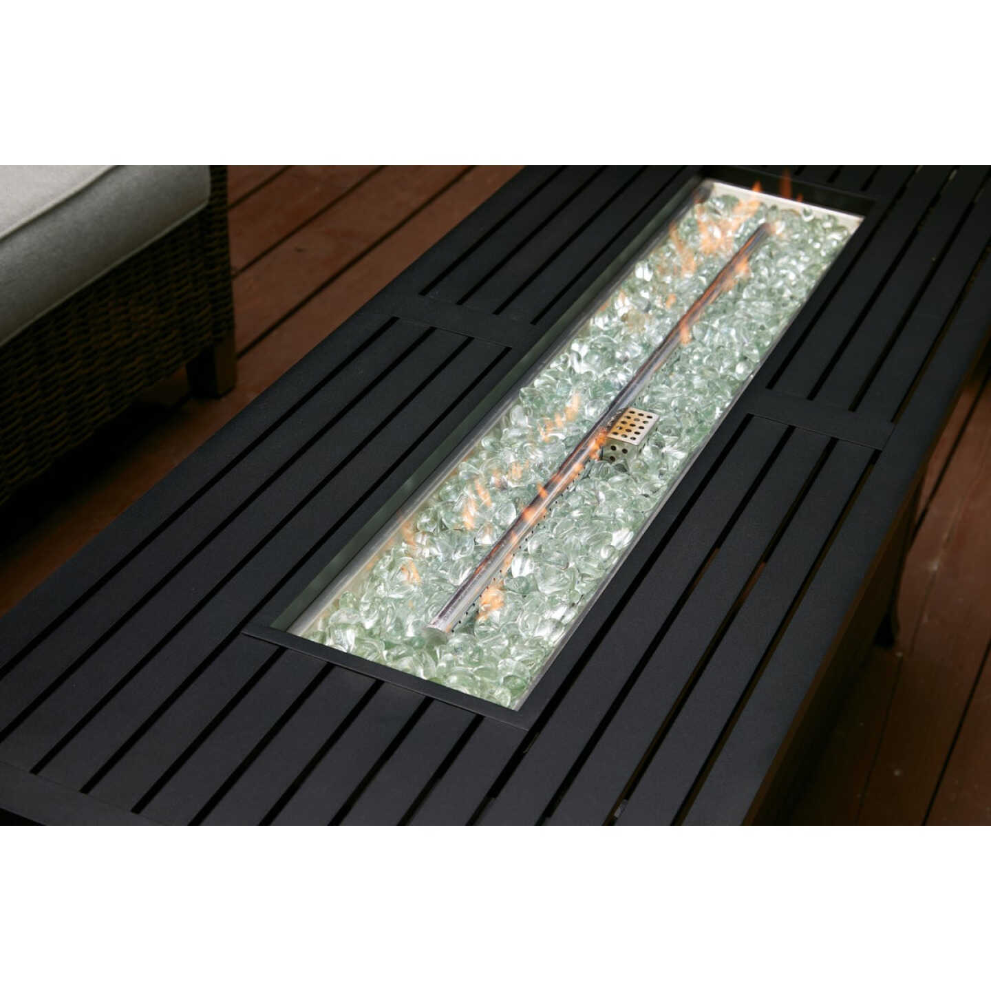 Outdoor Expressions 56 In. x 21 In. Rectangular Propane Fire Pit Table Image 4