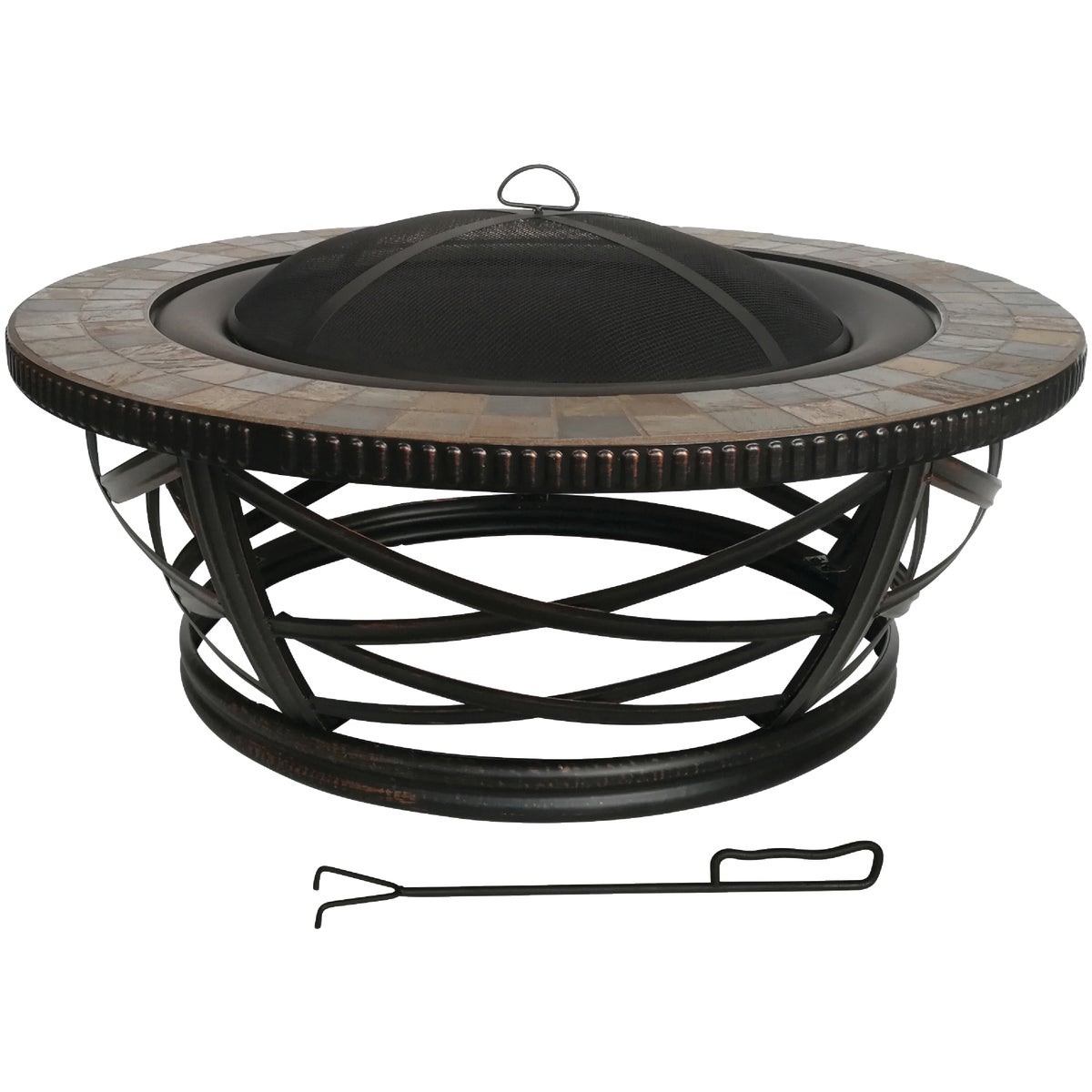 McKinley 40 In. Round Wood Burning Fire Pit