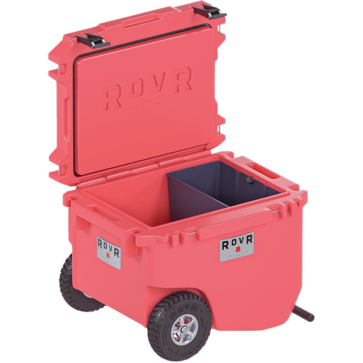 RovR RollR 60 Qt. Wheeled Hard Cooler, Coral